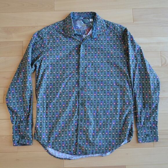 Robert Graham Button Down Shirt Lantern Size S - Picture 1 of 4